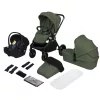 Lionelo Mika Plus 3in1 multifunkciós babakocsi - Green Olive