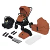 Lionelo Mika Plus 3in1 multifunkciós babakocsi - Brown Rust