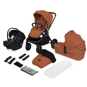 Lionelo Mika Plus 3in1 multifunkciós babakocsi - Brown Rust
