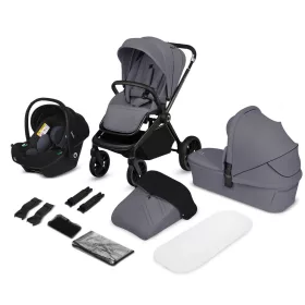 Lionelo Mika Plus 3in1 multifunkciós babakocsi - Grey Stone