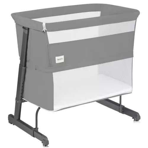 Lionelo Thomi Plus 5in1 gyerekágy, babaágy, babaöböl és kanapé - Grey Concrete