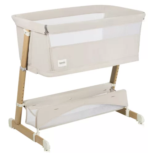 Lionelo Thomi Plus 5in1 gyerekágy, babaágy, babaöböl és kanapé - Beige Sand
