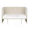 Lionelo Thomi Plus 5in1 gyerekágy, babaágy, babaöböl és kanapé - Beige Sand