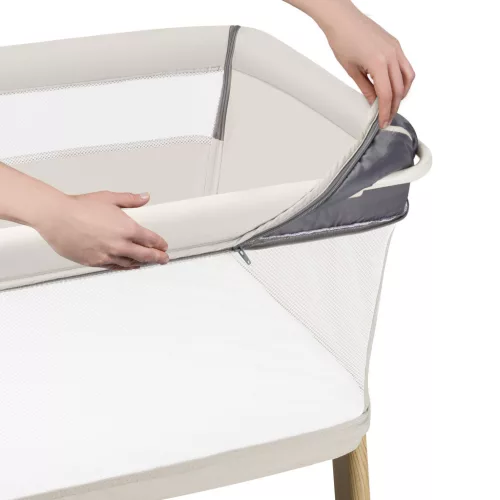 Lionelo Thomi Plus 5in1 gyerekágy, babaágy, babaöböl és kanapé - Beige Sand