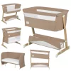 Lionelo Thomi Plus 5in1 gyerekágy, babaágy, babaöböl és kanapé - Beige Carmel