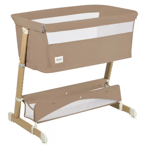 Lionelo Thomi Plus 5in1 gyerekágy, babaágy, babaöböl és kanapé - Beige Carmel