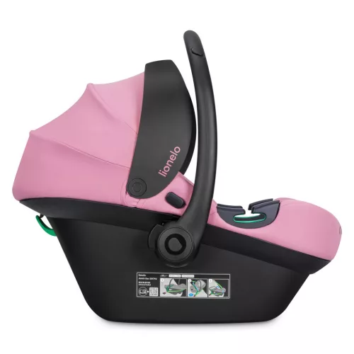 Lionelo Astrid i-Size Babahordozó 40-87 cm - Pink Coral