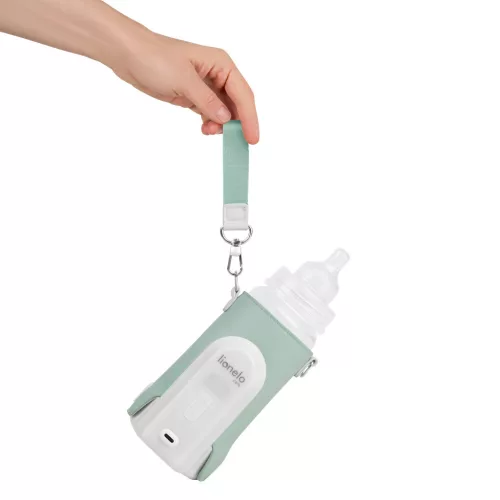 Lionelo Thermup Go Evo hordozható cumisüveg-melegítő - Green Sage