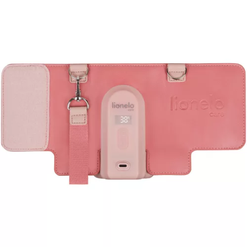 Lionelo Thermup Go Evo hordozható cumisüveg-melegítő - Coral Pink