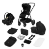 Lionelo Meril 3in1 multifunkciós babakocsi - Black Onyx