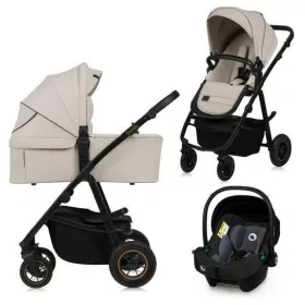   Lionelo Amber Plus 3in1 multifunkciós babakocsi - Beige Sand