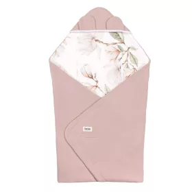   Lionelo Travel Swaddle autósülésbe való pólya, 90x90 cm - Beige Magnolia