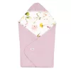 Lionelo Travel Swaddle autósülésbe való pólya, 90x90 cm - Pink Flower