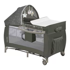 Lionelo Sven Plus Multifunkciós utazóágy - Beige Olive