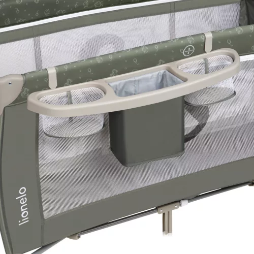 Lionelo Sven Plus Multifunkciós utazóágy - Beige Olive