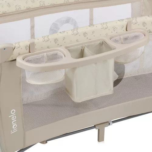 Lionelo Sven Plus Multifunkciós utazóágy - Beige Latte