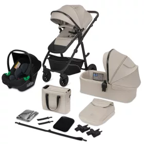 Lionelo Bianka 3in1 multifunkciós babakocsi - Beige Sand