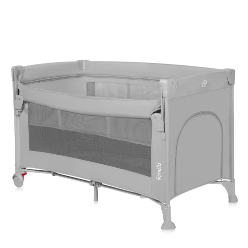 Lionelo Ellen 3in1 utazóágy és babaöböl- Grey Concrete