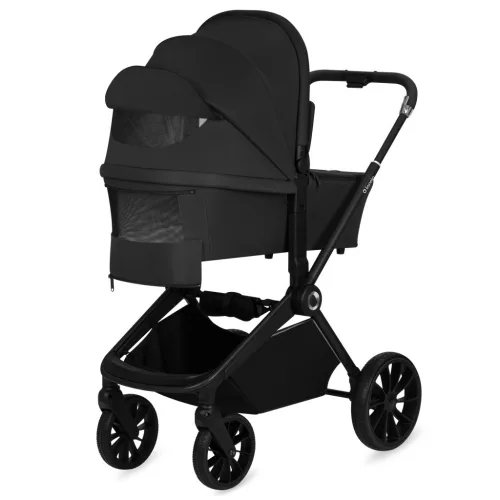 Lionelo Mika Plus 2in1 Multifunkciós babakocsi - Black Onyx