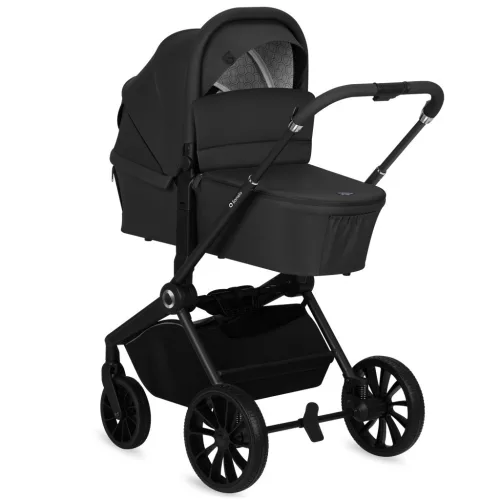 Lionelo Mika Plus 3in1 multifunkciós babakocsi - Black Onyx