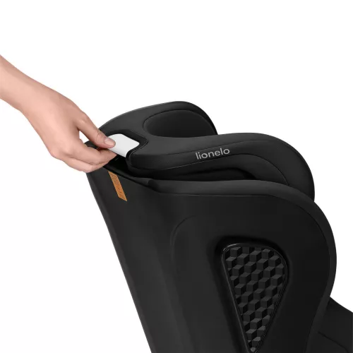 Lionelo Neal I-Size gyermekülés 100-150 cm - Black Carbon