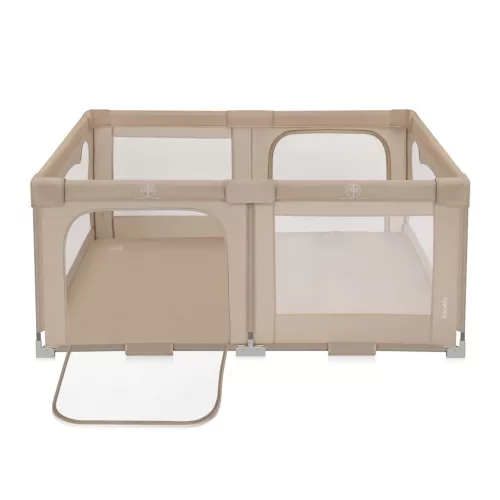 Lionelo Florence Easy Fold összecsukható járóka (150x180 cm) - Beige Sand