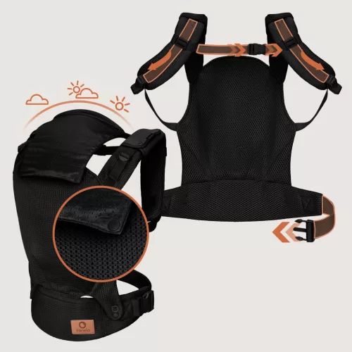 Lionelo Margareet Air csatos hordozó - Black