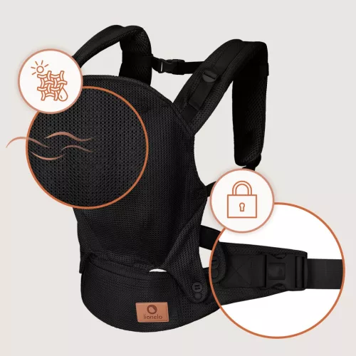 Lionelo Margareet Air csatos hordozó - Black