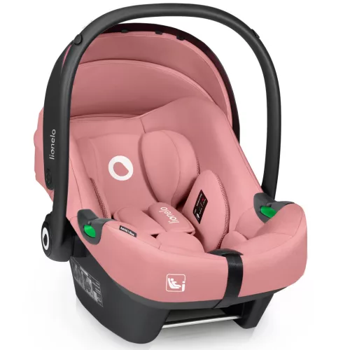 Lionelo Astrid I-Size Babahordozó + bázistalp Set 40-87 cm - Pink Coral