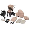 Lionelo Carmine 3in1 multifunkciós babakocsi - Beige Sand