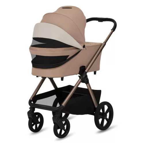 Lionelo Carmine 3in1 multifunkciós babakocsi - Beige Sand