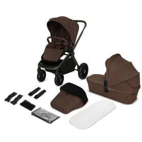   Lionelo Mika Plus 2in1 Multifunkciós babakocsi - Mocha Mousse