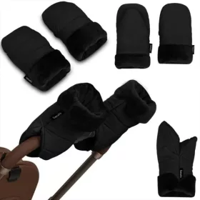   Lionelo Handmuff babakocsi kézmelegítő kesztyű Oli - Black