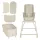 Lionelo Maddie Set 3in1 pihenőszék, etetőszék és kiságy - Beige