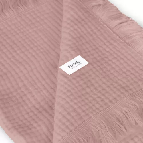 Lionelo Muszlin pamut takaró - Dusty Pink