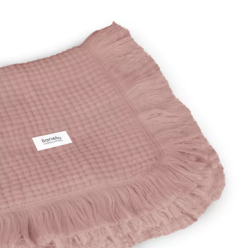 Lionelo Muszlin pamut takaró - Dusty Pink