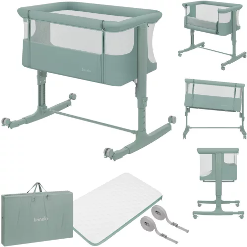Lionelo Aurora 3in1 babaöböl, babaágy és bölcső - Green Sage