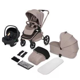 Lionelo Freya 3in1 multifunkciós babakocsi - Beige Sand