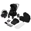 Lionelo Freya 3in1 multifunkciós babakocsi - Black Onyx