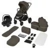 Lionelo Layla 3in1 Multifunkciós babakocsi - Beige Taupe