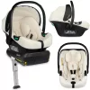 Lionelo Astrid I-Size Babahordozó + bázistalp Set 40-87 cm - Beige Cream