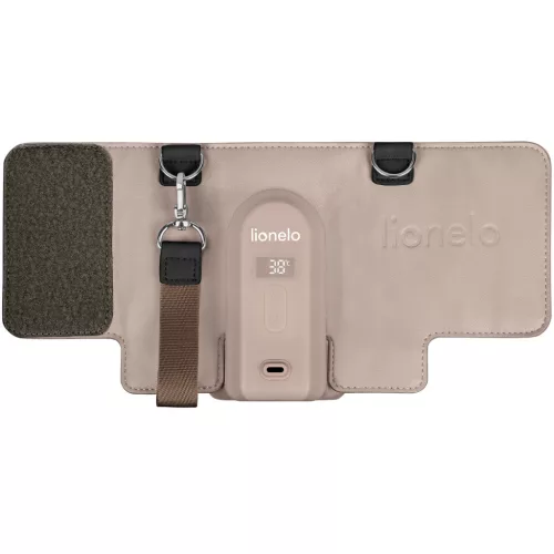 Lionelo Thermup Go Evo hordozható cumisüveg-melegítő - Beige Taupe
