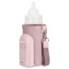 Lionelo Thermup Go Evo hordozható cumisüveg-melegítő - Pink Mist