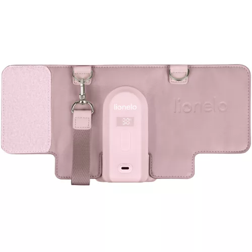 Lionelo Thermup Go Evo hordozható cumisüveg-melegítő - Pink Mist