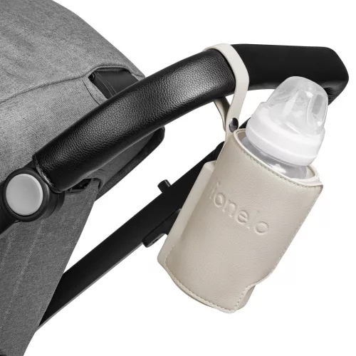 Lionelo Thermup Go PLUS hordozható akkumulátoros cumisüveg-melegítő - Beige Calm