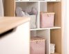 Little Sky Sofie ifjúsági ágy 80x180 + nyitott álló szekrény - bükk&fehér