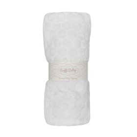 Soffi Baby takaró plüss dupla 75x100cm - fehér