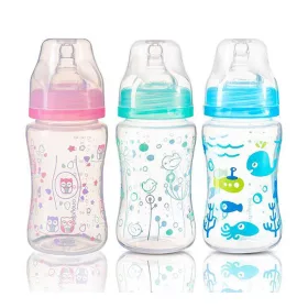   BabyOno Cumisüveg műanyag szélesnyakú anticolic 240ml 403