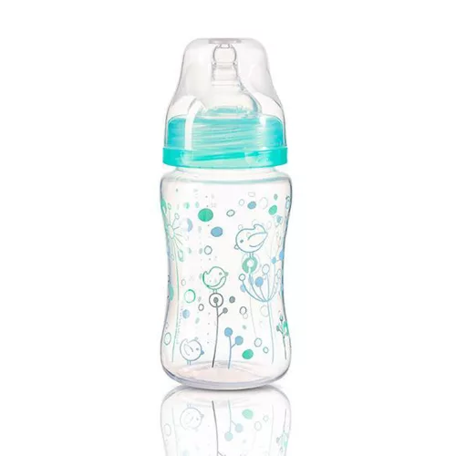 BabyOno Cumisüveg műanyag szélesnyakú anticolic 240ml 403