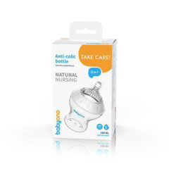 BabyOno Cumisüveg, Natural Nursing, műanyag, Anti-Colic, 180 ml, 1450